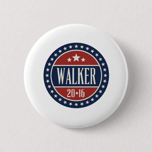 Walker 2016 Badge Stars and Circles (Front)