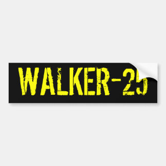 WALKER-25 Bumper Sticker