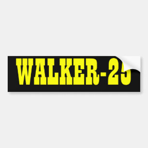 WALKER-25 Bumper Sticker