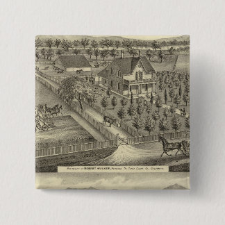 Walker, Ball residences 15 Cm Square Badge