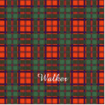 Walker clan Plaid Scottish kilt tartan Photo Sculpture Key Ring<br><div class="desc">The real Scottish tartan. The Walker family has the right to use the Stewart of Appin tartan.</div>