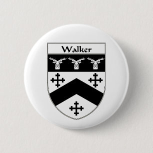 Walker Coat of Arms/Family Crest 6 Cm Round Badge