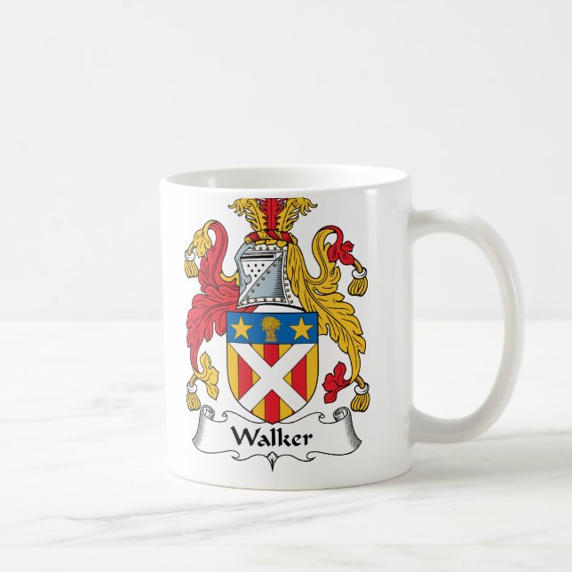 Walker Family Crest Coffee Mug (Right)