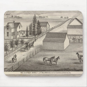 Walker, Knittel residences, farms Mouse Mat