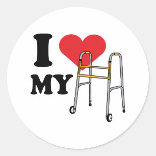 Walker Love Stickers