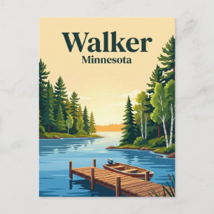 Walker, Minnesota Postcard