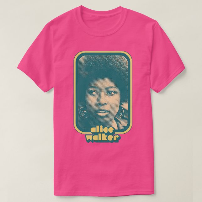 Walker Retro Style Feminist Icon T-Shirt (Design Front)