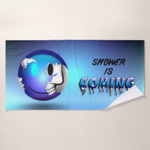 Walkermoji bath towel