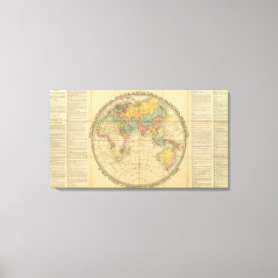 Walker's Geographical Pastime Canvas Print
