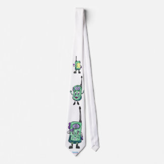 Walkie Talkies, animated, fun, green Tie
