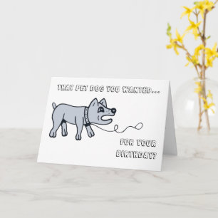 Walkies, Doggy. Card