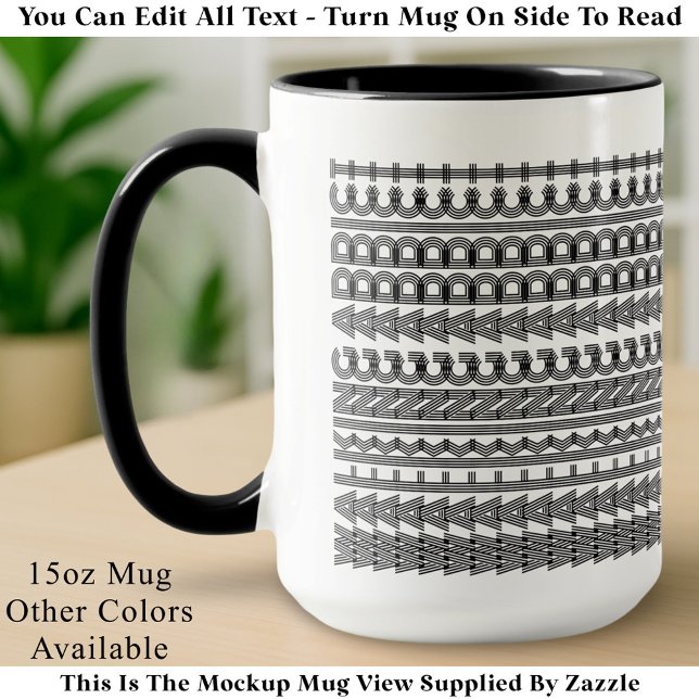 Walking Addict Hidden Message Funny Novelty 111B M Mug (Creator Uploaded)