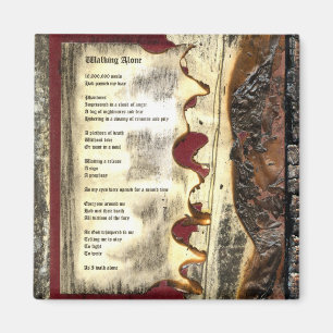 Walking Alone Magnet