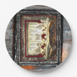 Walking Alone Paper Plate