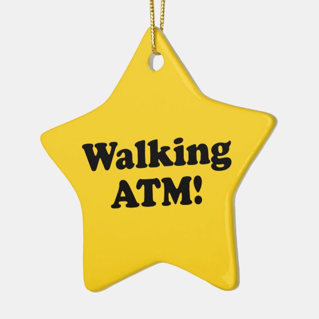 Walking ATM! Ceramic Tree Decoration (Left)