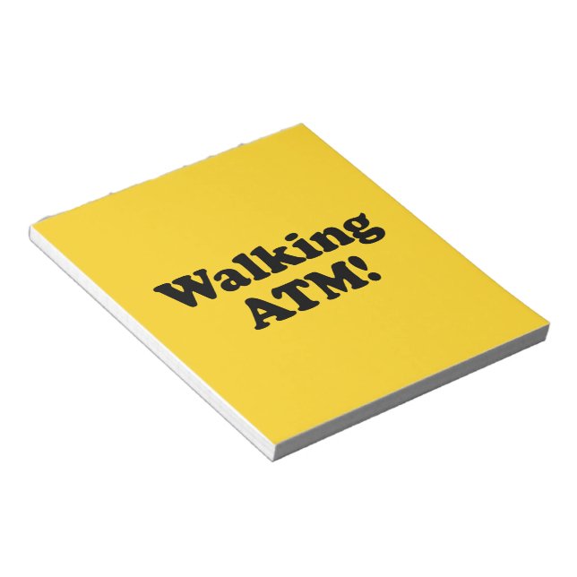 Walking ATM! Notepad (Angled)