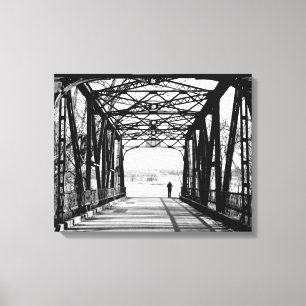 Walking Away Canvas Print