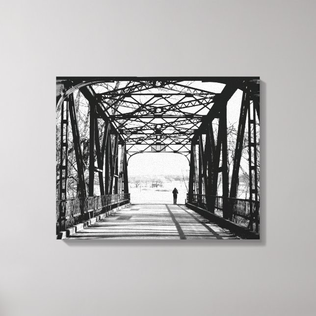 Walking Away Canvas Print (Front)