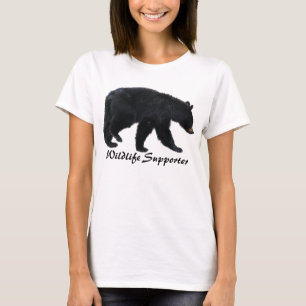 Walking Black Bear Animal Lover Shirt