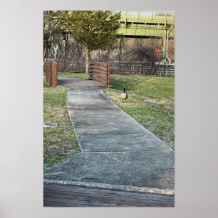 Walking Bridge Poster