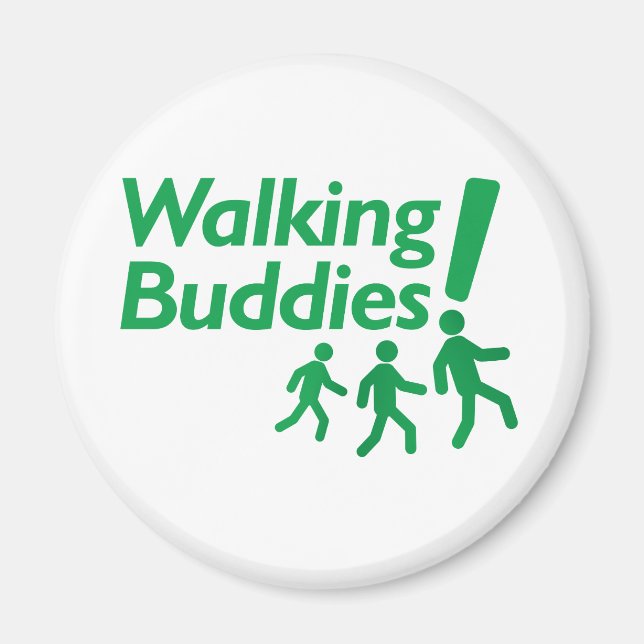 WALKING BUDDIES Motivation to Walk Magnet (Front)