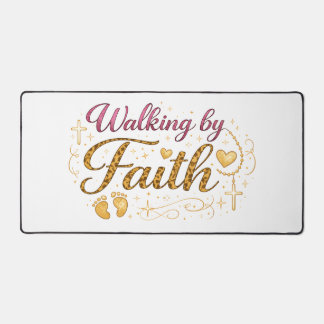 Walking by Faith Desk Mat
