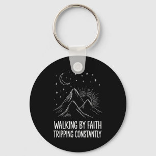 Walking By Faith Tripping Constantly _3 Key Ring