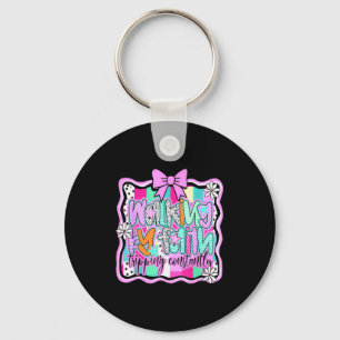 Walking By Faith Tripping Constantly Christian Bib Key Ring