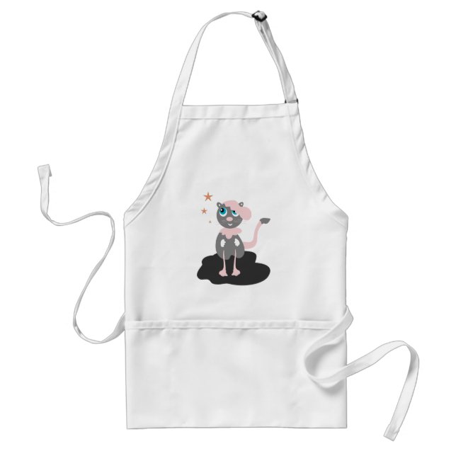 Walking Cat Standard Apron (Front)