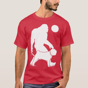 Walking Chinese Shar Pei dog T-Shirt