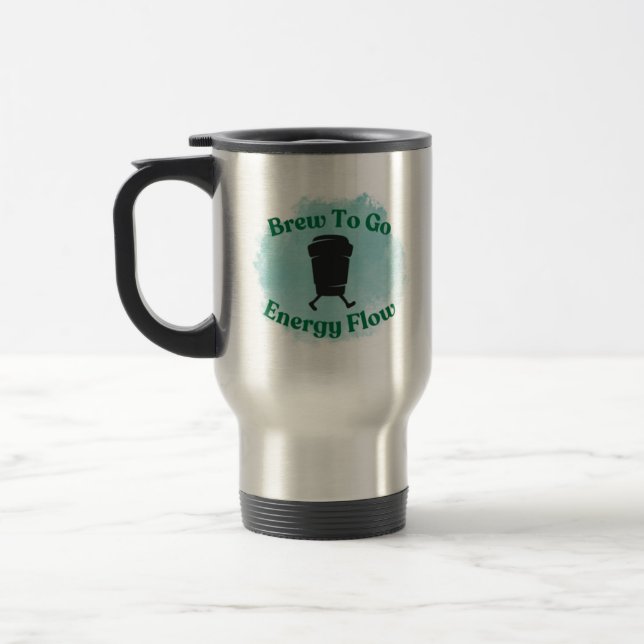  Walking Cup Brew To Go Energy Flow Travel Mug (Left)