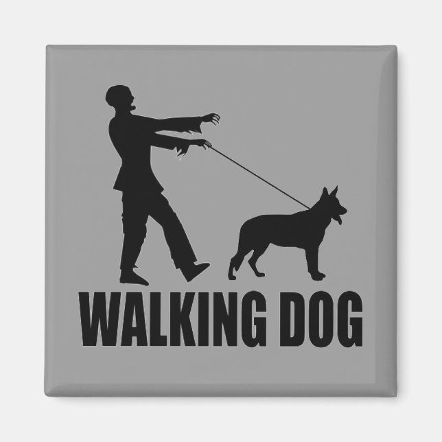 Walking Dog (zombies) Magnet (Front)
