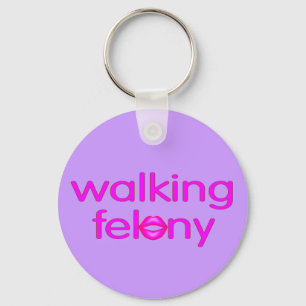 Walking Felony Key Ring
