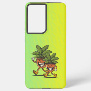 Walking flower pot phone case