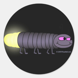 Walking Glowworm Sticker