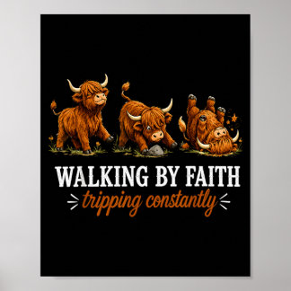 Walking Graphic Poster