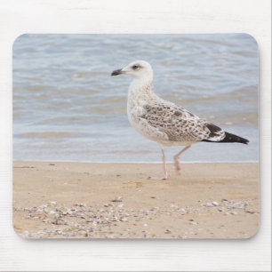 Walking gull mouse mat