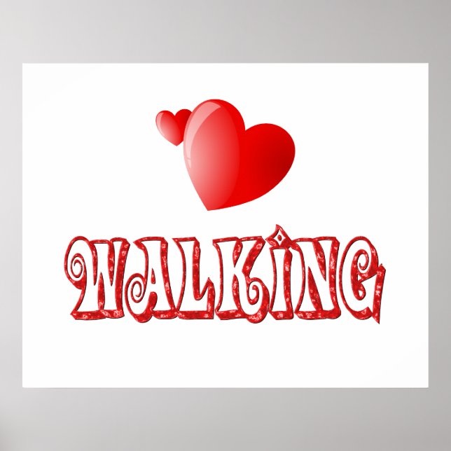 Walking Hearts Poster (Front)