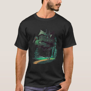 Walking House on Chicken Legs Slavic folklore Baba T-Shirt