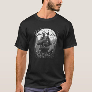 Walking House on Chicken Legs Slavic folklore Baba T-Shirt