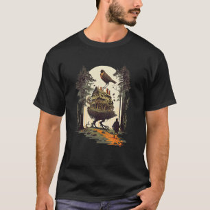Walking House on Chicken Legs Slavic folklore Baba T-Shirt