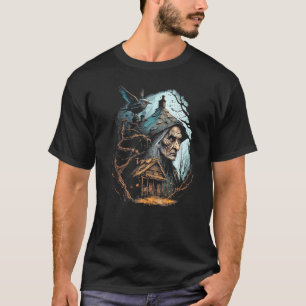 Walking House on Chicken Legs Slavic folklore Baba T-Shirt
