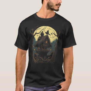 Walking House on Chicken Legs Slavic folklore Baba T-Shirt