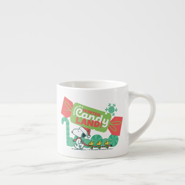 Walking In A Winter Candy Land! Espresso Cup (Right)