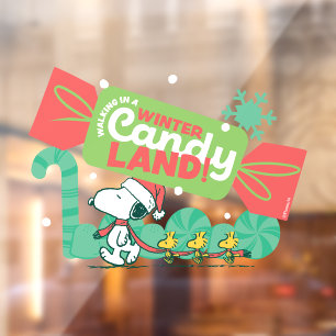 Walking In A Winter Candy Land! Window Cling