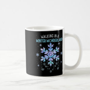 Walking In A Winter Wonderland Tie Dye Snowflake C Coffee Mug
