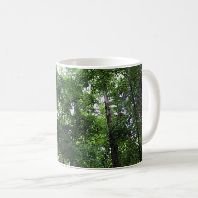 Walking in the Forest, Chester, South Carolina Can Coffee Mug (Front Right)
