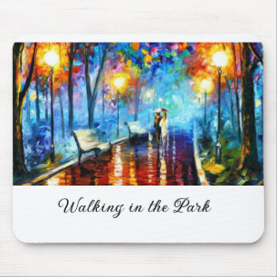 Walking in the Park mouse pad