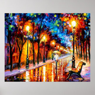 Walking in the Rain Poster