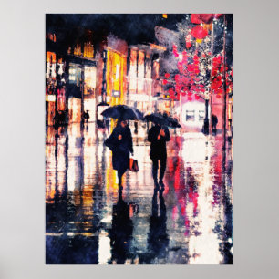 Walking In The Rain Poster